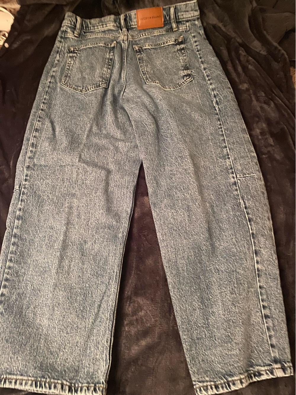 Lucky Brand Women's Barrel Leg Light Blue Jeans